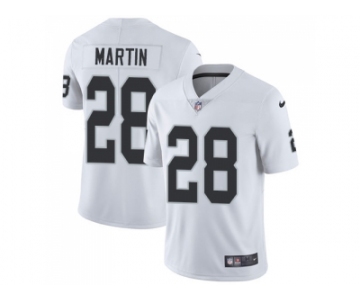 Nike Oakland Raiders #28 Doug Martin White Men Stitched NFL Vapor Untouchable Limited Jersey