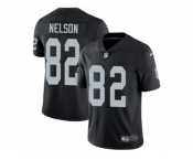 Nike Oakland Raiders #82 Jordy Nelson Black Team Color Men Stitched NFL Vapor Untouchable Limited Jersey