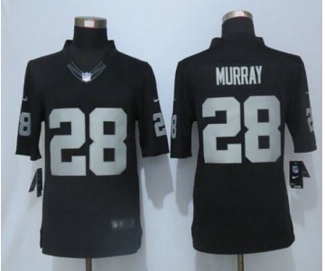 nike nfl jerseys oakland raiders #28 murray black[nike Limited]