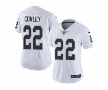 Women Nike Oakland Raiders #22 Gareon Conley White Vapor Untouchable Limited Player NFL Jersey