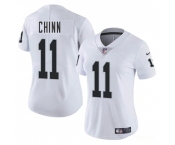 Women's Las Vegas Raiders #11 Jeremy Chinn White 2025 Vapor Football Stitched Jersey