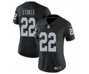 Women's Las Vegas Raiders #22 Eric Stokes Black 2025 Vapor Football Stitched Jersey