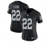 Women's Las Vegas Raiders #22 Jeremy Chinn Black 2025 Vapor Football Stitched Jersey