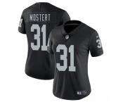 Women's Las Vegas Raiders #31 Raheem Mostert Black 2025 Vapor Football Stitched Jersey