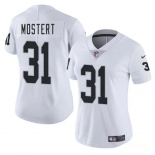 Women's Las Vegas Raiders #31 Raheem Mostert White 2025 Vapor Football Stitched Jersey