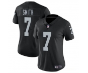 Women's Las Vegas Raiders #7 Geno Smith Black 2025 Vapor Football Stitched Jersey