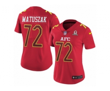 Women's Nike Oakland Raiders #72 John Matuszak Limited Red 2017 Pro Bowl NFL Jersey