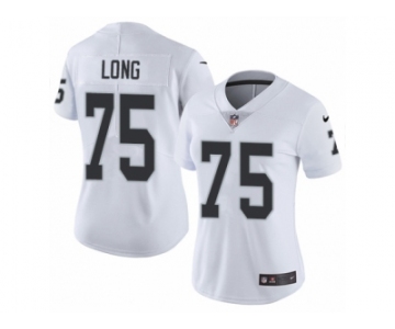 Women's Nike Oakland Raiders #75 Howie Long Vapor Untouchable Limited White NFL Jersey