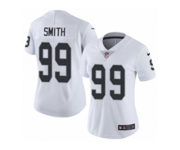 Women's Nike Oakland Raiders #99 Aldon Smith Vapor Untouchable Limited White NFL Jersey