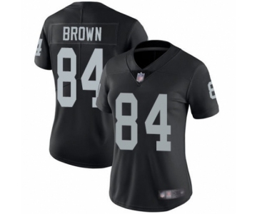 Women's Oakland Raiders #84 Antonio Brown Black Team Color Vapor Untouchable Limited Player Football Jersey