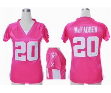 nike women nfl jerseys oakland raiders #20 mcfadden pink[draft him ii top]