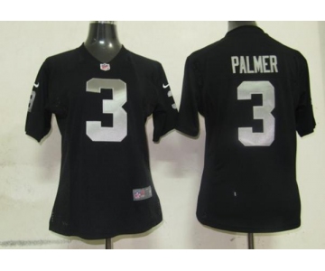nike women nfl jerseys oakland raiders #3 palmer black[nike]