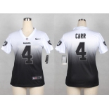 nike women nfl jerseys oakland raiders #4 carr white-grey[nike drift fashion][second version]