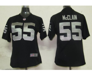 nike women nfl jerseys oakland raiders #55 mcclain black[nike]