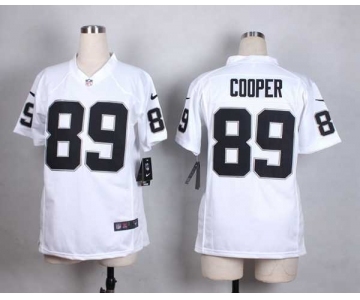 nike women nfl jerseys oakland raiders #89 cooper white[nike][cooper]