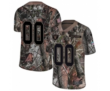 Youth Nike Oakland Raiders #00 Jim Otto Limited Camo Rush Realtree NFL Jersey