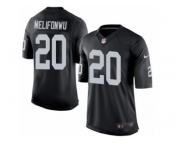 Youth Nike Oakland Raiders #20 Obi Melifonwu Limited Black Team Color NFL Jersey
