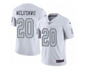 Youth Nike Oakland Raiders #20 Obi Melifonwu Limited White Rush NFL Jersey