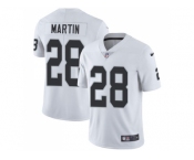 Youth Nike Oakland Raiders #28 Doug Martin White Stitched NFL Vapor Untouchable Limited Jersey