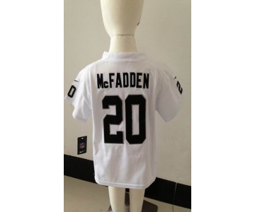 nike kids nfl jerseys oakland raiders #20 darren mcfadden white[nike]