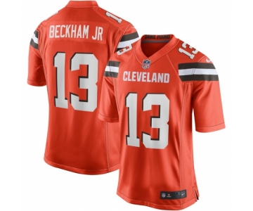 Youth Cleveland Browns #13 Odell Beckham Jr Nike Orange Game Jersey