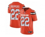 Youth Nike Cleveland Browns #22 Jabrill Peppers Orange Alternate Vapor Untouchable Limited Player NFL Jersey