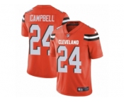 Youth Nike Cleveland Browns #24 Ibraheim Campbell Vapor Untouchable Limited Orange Alternate NFL Jersey