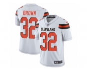 Youth Nike Cleveland Browns #32 Jim Brown Vapor Untouchable Limited White NFL Jersey