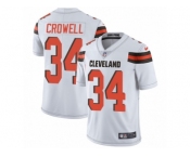 Youth Nike Cleveland Browns #34 Isaiah Crowell Vapor Untouchable Limited White NFL Jersey