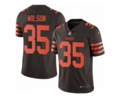 Youth Nike Cleveland Browns #35 Howard Wilson Limited Brown Rush NFL Jersey