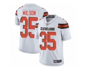 Youth Nike Cleveland Browns #35 Howard Wilson Vapor Untouchable Limited White NFL Jersey