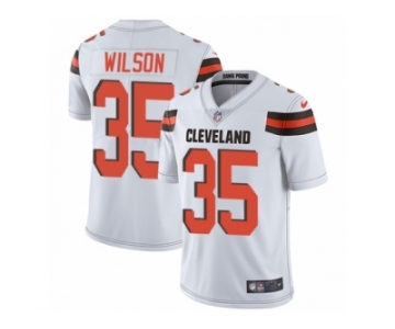 Youth Nike Cleveland Browns #35 Howard Wilson Vapor Untouchable Limited White NFL Jersey