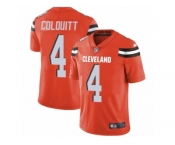 Youth Nike Cleveland Browns #4 Britton Colquitt Vapor Untouchable Limited Orange Alternate NFL Jersey
