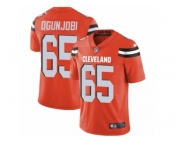 Youth Nike Cleveland Browns #65 Larry Ogunjobi Vapor Untouchable Limited Orange Alternate NFL Jersey