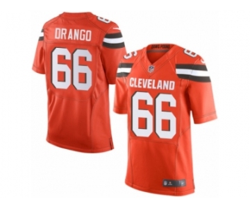 Youth Nike Cleveland Browns #66 Spencer Drango Limited Orange Alternate NFL Jersey