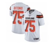 Youth Nike Cleveland Browns #75 Joel Bitonio Vapor Untouchable Limited White NFL Jersey