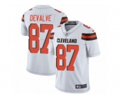 Youth Nike Cleveland Browns #87 Seth DeValve White Vapor Untouchable Limited Player NFL Jersey