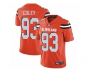 Youth Nike Cleveland Browns #93 Trevon Coley Orange Alternate Vapor Untouchable Limited Player NFL Jersey