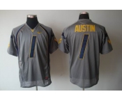 NCAA West Virginia Mountaineers #1Tavon Austin Grey