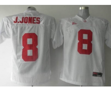 ncaa Alabama Crimson Tide #8 J.Jones White