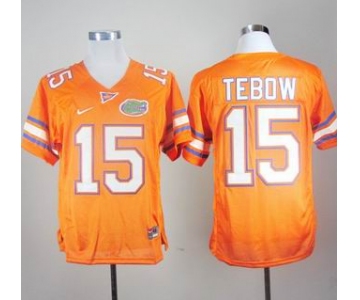 ncaa (florida gators)#15 tebow orange