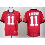 ncaa georgia bulldogs #11 aaron murray red