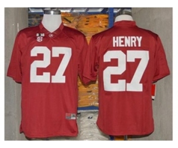 ncaa jerseys alabama crimson tide #27 derrick henry red