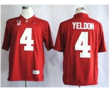 ncaa jerseys alabama crimson tide #4 yeldon red[2016]