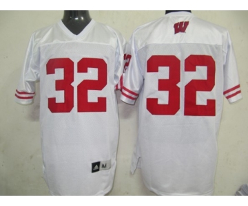 ncaa jerseys wisconsin badgers #32 white