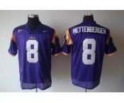 ncaa (lsutigers) #8 mettenberger purple