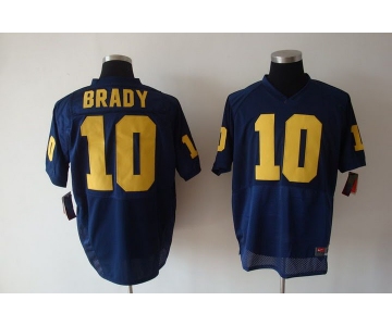 ncaa (michigan wolverines) #10 brady blue