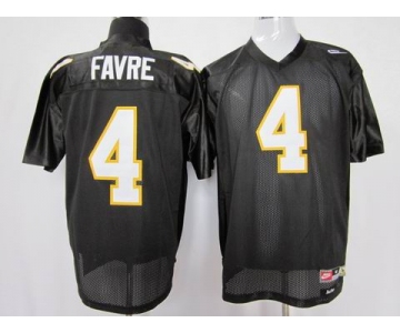 ncaa southern mississippi golden eagles #4 favre black