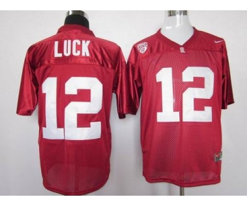ncaa stanford cardinals #12 andrew luck red