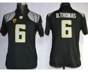 Oregon Ducks #6 DeAnthony Thomas 2013 Black Limited Womens Jersey